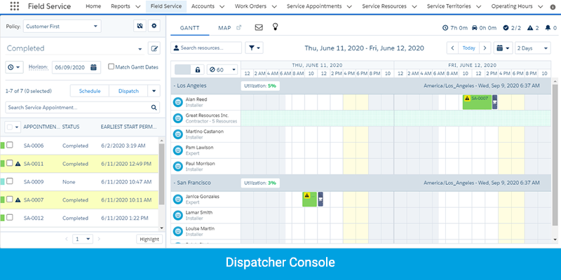 Dispatcher Console